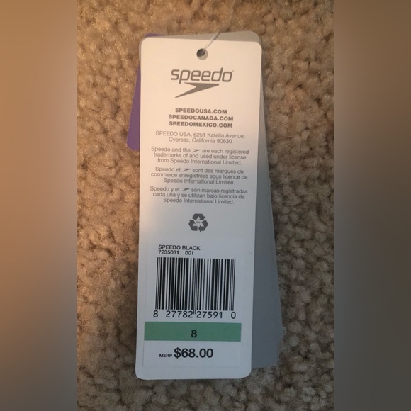 Speedo Women's Swimsuit One Piece PowerFlex Princess Seam Ultraback - Picture 5 of 6